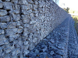 Hexagonal Woven Mesh Gabion Baskets 3 x 1 x 1 (Galvanized)